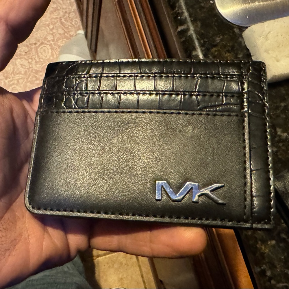 Michael Kors Black Key & Card Holder